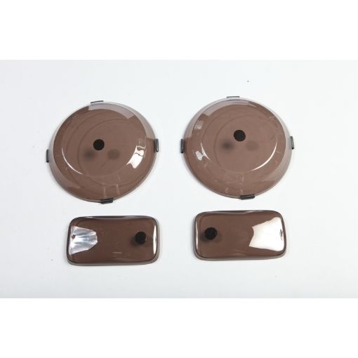 Picture of Rugged Ridge HeadlightTurn Signal Cover Set Smoke 97 - 06TJ
