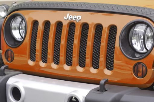 Picture of Rugged Ridge Mesh Grille Insert Black 07 - 18 Jeep Wrangler