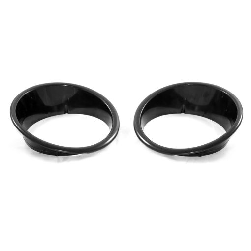 Picture of Rugged Ridge Headlight Bezels Black 07 - 18 Jeep Wrangler JK