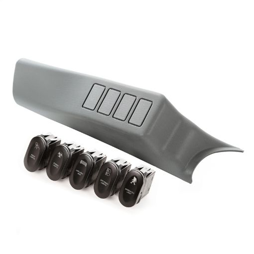 Picture of Rugged Ridge Etched A - Pillar 4 Switch Pod Kit LHD 07 - 10 JK