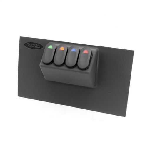 Picture of Rugged Ridge Lower Switch Panel Kit 07 - 10 Jeep Wrangler JK