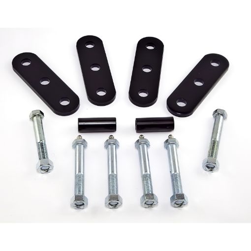 Picture of Rugged Ridge HD Front Rear Leaf Spring Shackles 55 - 75 CJ