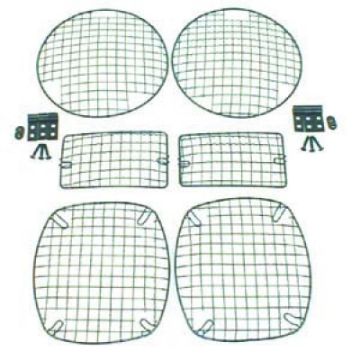 Picture of Rugged Ridge 97 - 06 Jeep Wrangler TJ Black Stone Guard Set