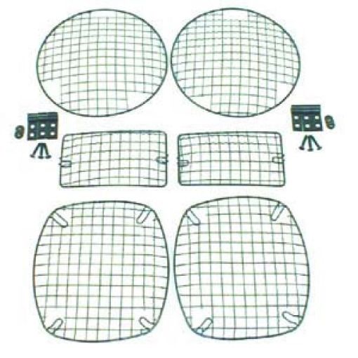 Picture of Rugged Ridge 97 - 06 Jeep Wrangler TJ Black Stone Guard Set