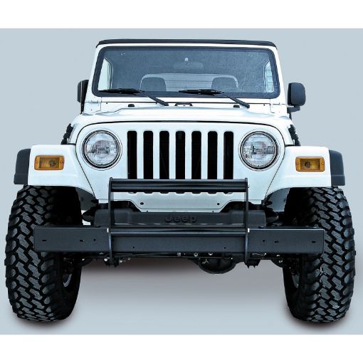 Picture of Rugged Ridge Brush Guard Gloss Black 97 - 06 Jeep Wrangler