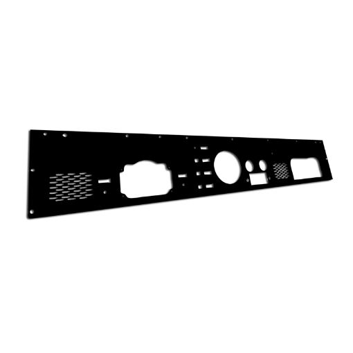 Picture of Rugged Ridge Dash Panel Pre - Cut Holes Black 76 - 86 Jeep CJ