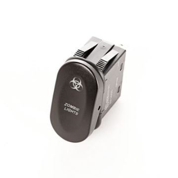 Picture of Rugged Ridge 2 - Position Rocker Switch Zombie Lights Amber