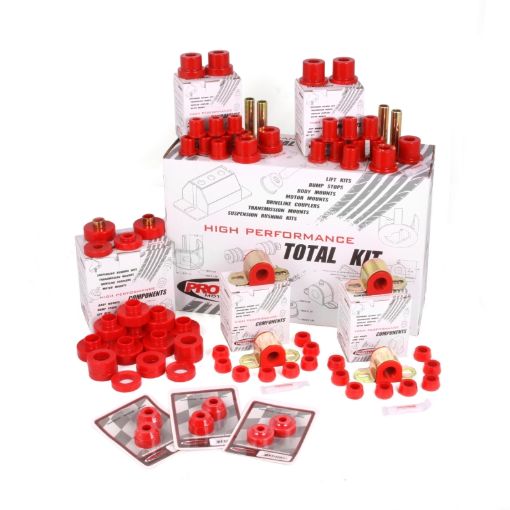 Picture of Rugged Ridge Polyurethane Bushing Kit Red 76 - 79 CJ5 CJ7