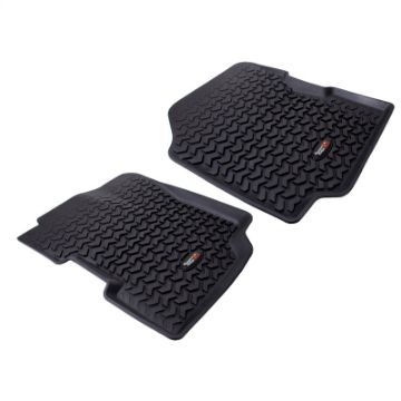 Picture of Rugged Ridge Floor Liner Front Black 1976 - 1983 Jeep CJ - 5
