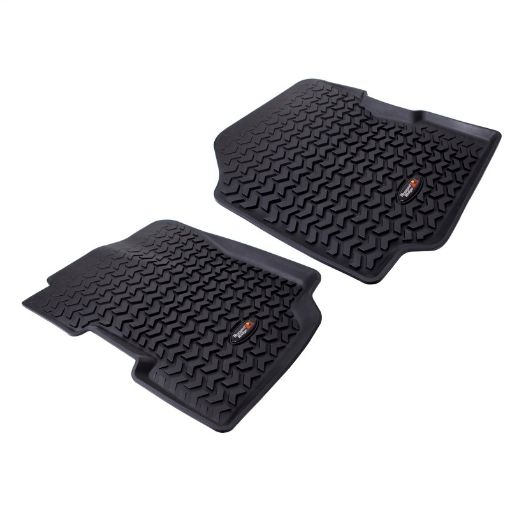 Picture of Rugged Ridge Floor Liner Front Black 1976 - 1983 Jeep CJ - 5