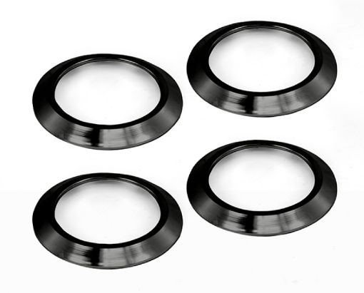 Picture of Rugged Ridge AC Vent Bezels Black 07 - 10 Jeep Wrangler JK