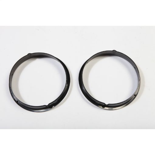 Picture of Rugged Ridge Headlight Bezels Black 97 - 06 Jeep Wrangler