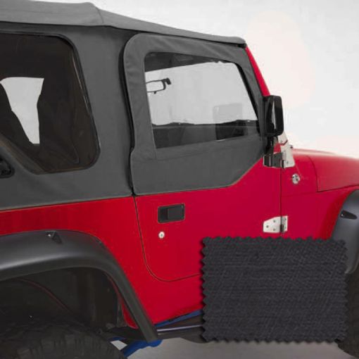 Picture of Rugged Ridge Door Skins Black Denim 97 - 06 Jeep Wrangler