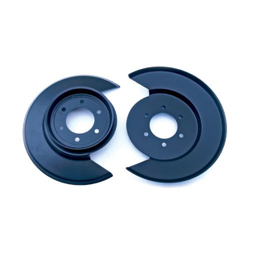 Picture of Rugged Ridge 77 - 78 Jeep CJ Black Disc Brake Dust Shield