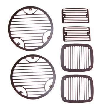 Picture of Rugged Ridge 97 - 06 Jeep Wrangler Billet Stone Guard Set