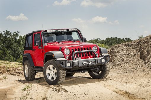 Picture of Rugged Ridge Overrider Satin Black 07 - 18 Jeep Wrangler