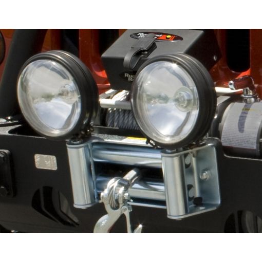 Picture of Rugged Ridge Roller Fairlead w Off - road Light Mounts
