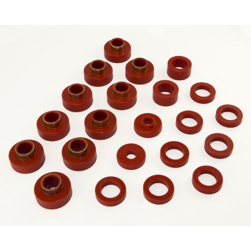 Picture of Rugged Ridge Body Mount Kit Red 80 - 86 CJ7 22 Pieces
