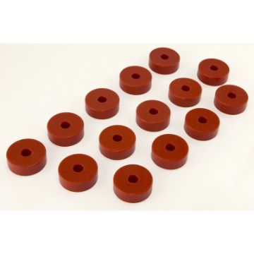 Picture of Rugged Ridge Body Mount Kit Red 55 - 73 CJ 14 Pieces