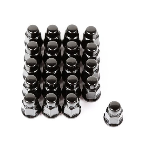 Picture of Rugged Ridge Wheel Lug Nut Set of 20 Black 12 - 20