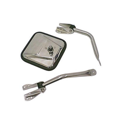 Picture of Rugged Ridge 55 - 86 Jeep CJ Chrome Mirror Head