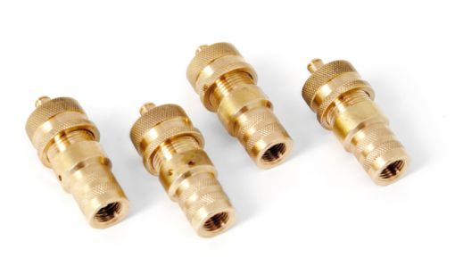 Picture of Rugged Ridge Tire Deflator Kit 4 - Piece Brass