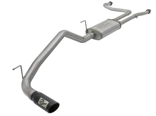 Picture of aFe MACHForce XP 2.5in Cat - Back Exhaust System w Black Tip Nissan Frontier 17 - 19 V8 - 5.6L