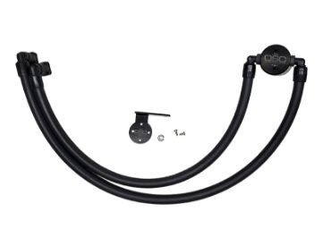 Picture of JampL 17 - 22 Ford F - 250 6.2L7.3L Passenger Side Oil Separator 3.0 - Black Anodized