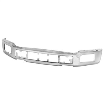Picture of Spyder 18 - 20 Ford F150 XLTLariat w Fog Lights Hole Front Bumper - Chrome (FB - FF15018X - FOG - C)