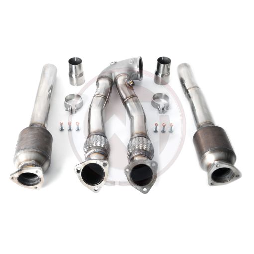 Picture of Wagner Tuning Audi TTRS 8SRS3 8V SS304 Downpipe Kit wCatted Pipes