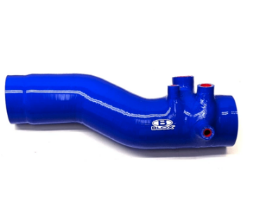 Picture of BLOX Racing 15 - 20 Subaru WRX FA20 OEM Performance 3in Turbo Inlet Hose - Blue