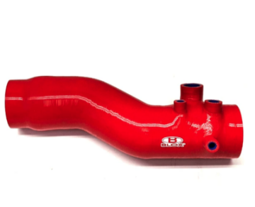 Picture of BLOX Racing 15 - 20 Subaru WRX FA20 OEM Performance 3in Turbo Inlet Hose - Red