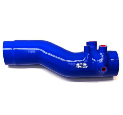 Picture of BLOX Racing 15 - 20 Subaru WRX FA20 High Power 3in Turbo Inlet Hose - Blue