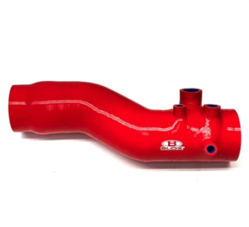 Picture of BLOX Racing 15 - 20 Subaru WRX FA20 High Power 3in Turbo Inlet Hose - Red