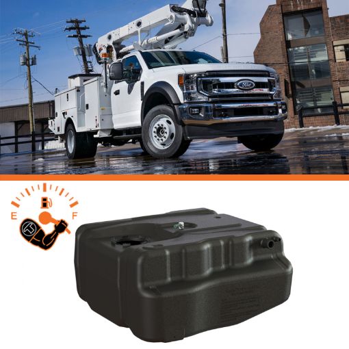 Picture of Titan Fuel Tanks 17 - 22 Ford F - 350F - 450F - 550 40 Gallon After - Axle Auxiliary Fuel Tank System