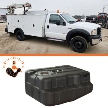 Picture of Titan Fuel Tanks 99 - 10 Ford F - 350F - 450 Narrow Frame (PS - 191) 40 Gallon After - Axle Utility Fuel Tank
