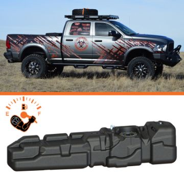 Picture of Titan Fuel Tanks 10 - 12 RAM 25003500 Cummins Crew Cab Short Bed 56 Gallon XXL Mid - Ship Fuel Tank