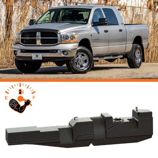 Picture of Titan Fuel Tanks 06 - 12 RAM 25003500 Cummins Mega Cab Short Bed 52 Gallon XXL Mid - Ship Fuel Tank