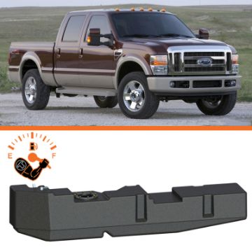 Picture of Titan Fuel Tanks 08 - 10 Ford F - 250F - 350 PowerStroke Crew Cab Short Bed 51 Gallon XXL Mid - Ship Tank
