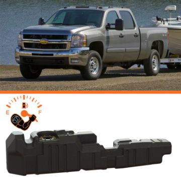Picture of Titan Fuel Tanks 11 - 16 GM 25003500 Duramax Crew Cab Short Bed 57 Gallon XXL Mid - Ship Fuel Tank
