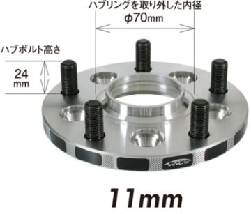 Picture of Project Kics 11mm Thick 12x1.25 Wide Tread Spacer