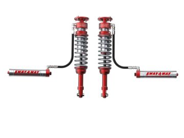 Picture of aFe Sway - A - Way 10 - 14 F150Raptor 6.2L 3.0 Front Coilover Kit w Remote Reservoirs and Compr Adjuster