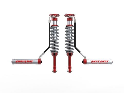 Picture of aFe Sway - A - Way 10 - 14 F150Raptor 6.2L 2.5 Front Coilover Kit w Remote Reservoirs and Compr Adjuster