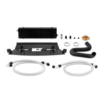 Picture of Mishimoto 2018 Ford Mustang GT Thermostatic Oil Cooler Kit - Black