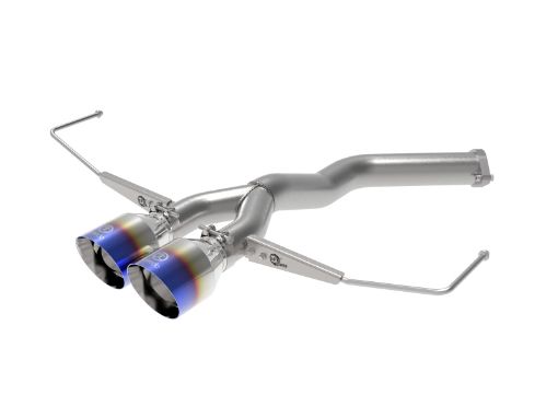 Picture of aFe Takeda 3in - 2.5in 304 SS Axle - Back Exhaust wBlue Flame Tip 19 - 20 Hyundai Veloster I4 - 1.6L(t)