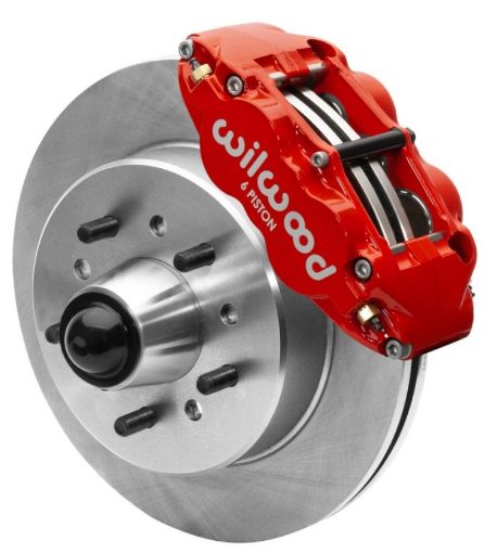 Picture of Wilwood Forged Narrow Superlite 6R Front Big Brake Kit 12.19in Rotors 88 - 98 C1500 - Red