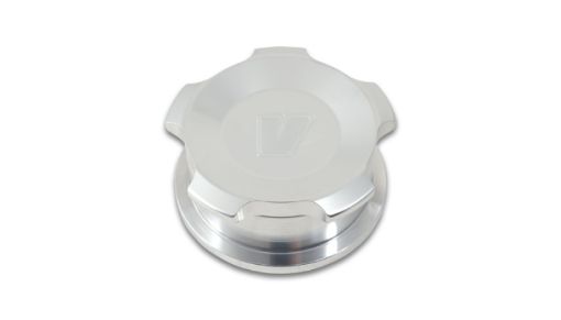 Picture of Vibrant 1.5in OD Aluminum Weld Bungs w Polished Aluminum Threaded Cap
