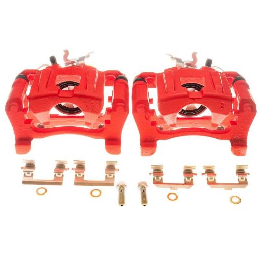 Picture of Power Stop 15 - 18 Ford Mustang Rear Red Calipers - Pair
