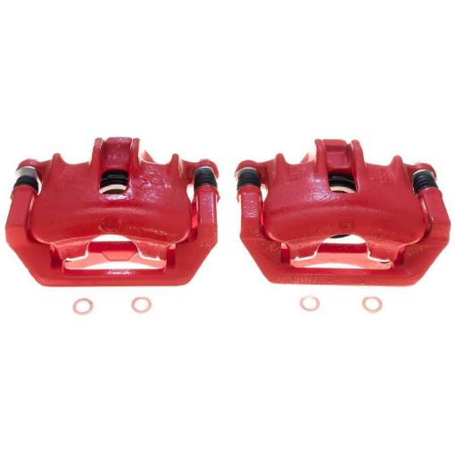 Picture of Power Stop 1999 Land Rover Discovery Rear Red Calipers - Pair