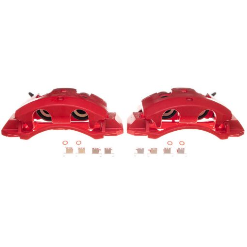 Picture of Power Stop 12 - 16 Nissan NV1500 Front Red Calipers - Pair